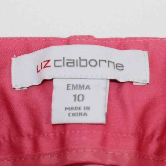 24 New Liz Claiborne Pink Pants Emma Style Women Size 10 - Picture 4 of 5